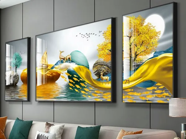 Tableaux en porcelaine cristal